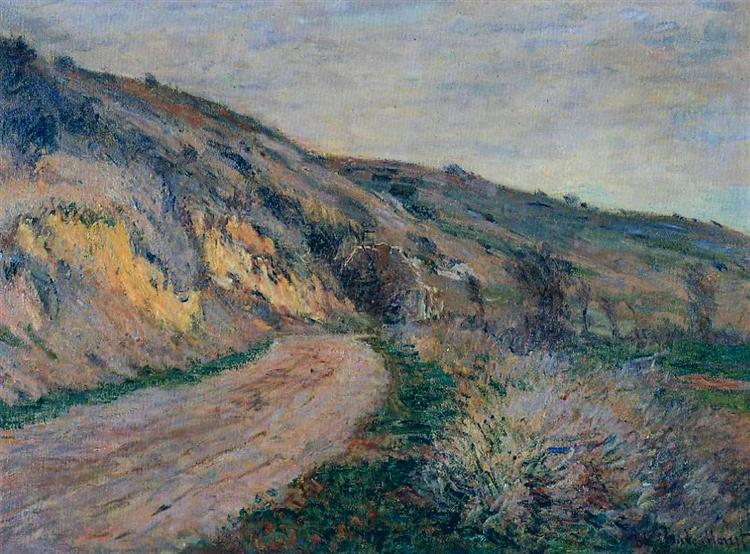 Die Straße nach Giverny 2 - 1885