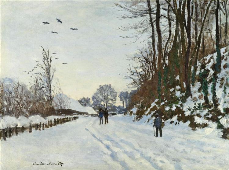 La strada per la fattoria di Saint -simeon in inverno - 1867