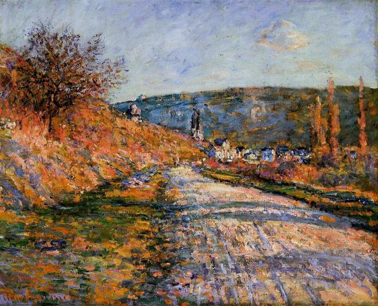 The Road to Vetheuil - 1880