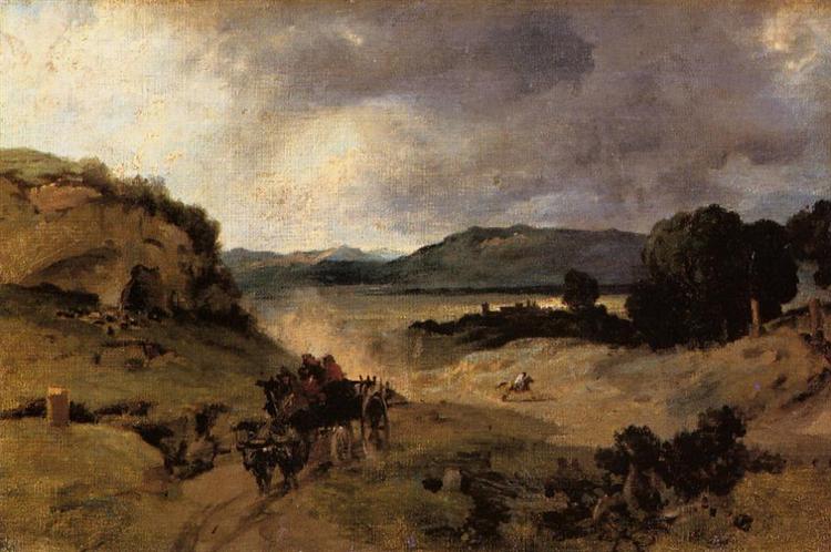 La campagne romaine (La Cervara) - 1827