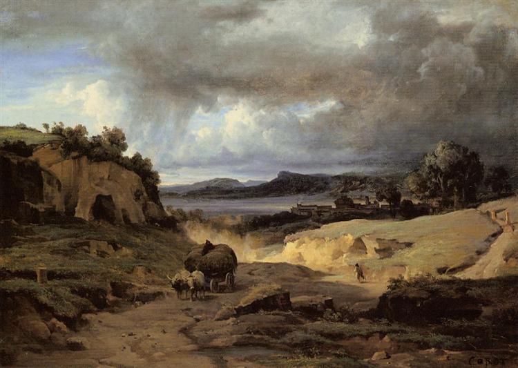 Den romerska kampanjen (La Cervara) - 1827