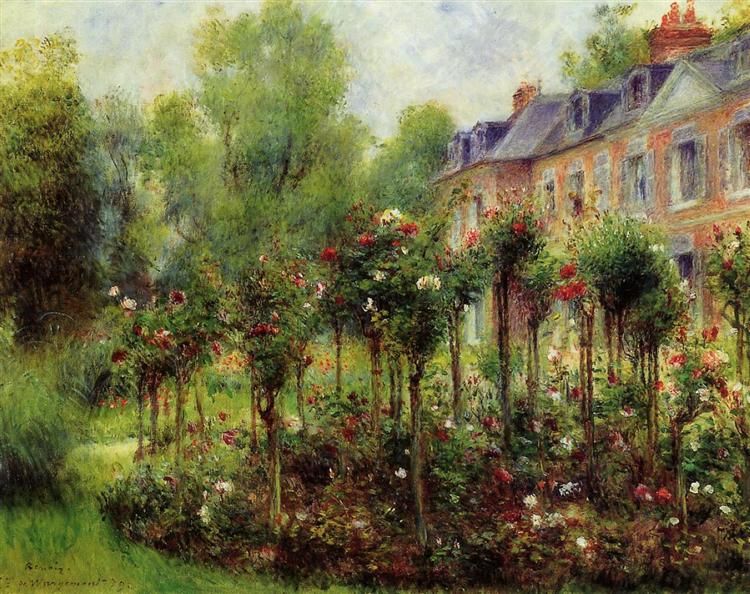 El Jardín De Rosas De Wargemont - 1879