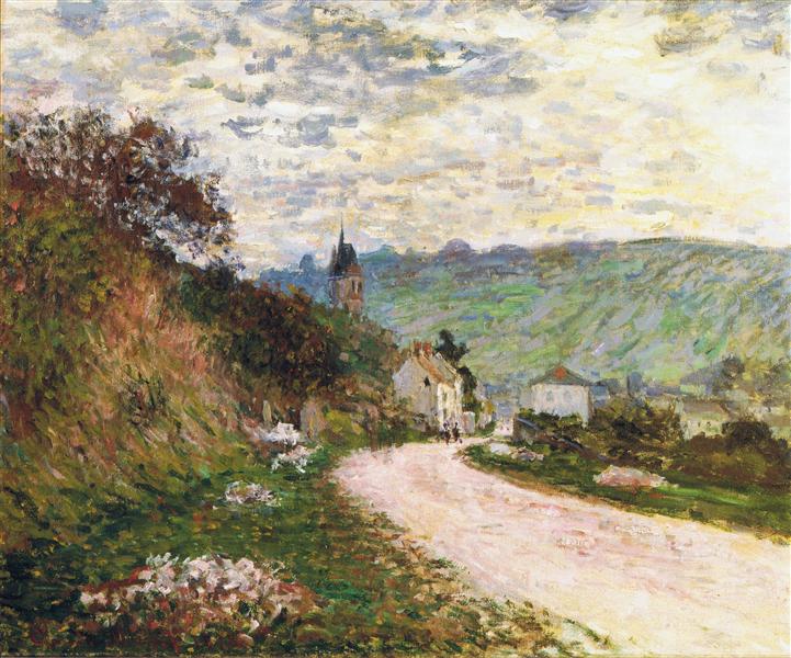 Die Route nach Vetheuil - 1878