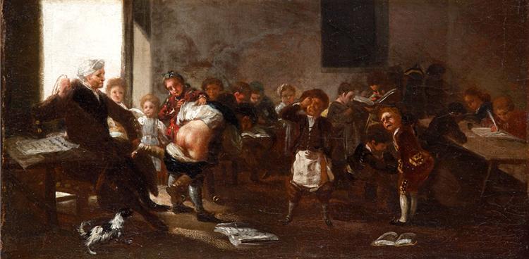 The School Scene - 1785