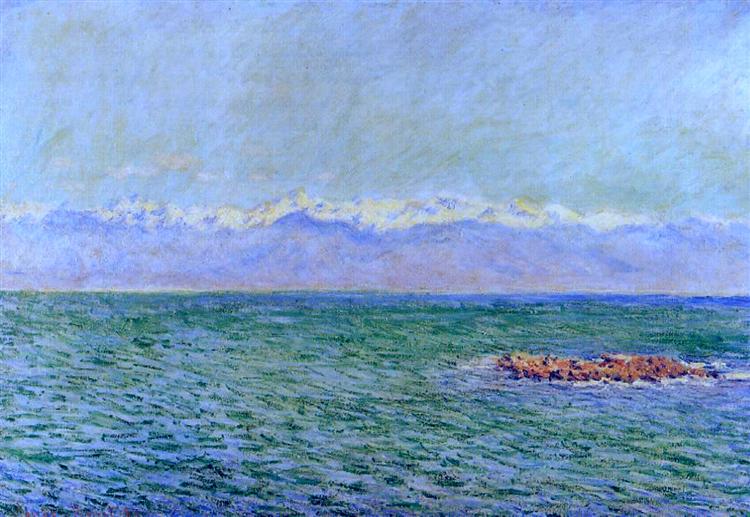 The Sea and the Alps - 1888