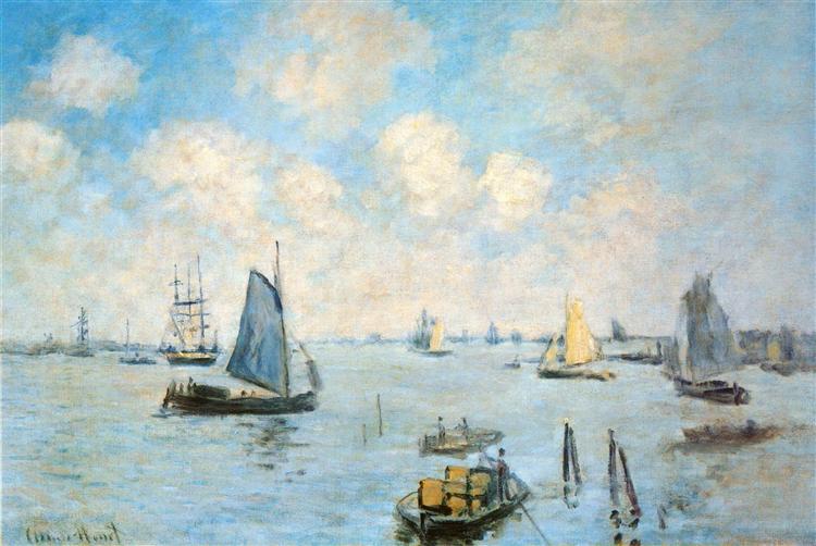 The sea in Amsterdam - 1874