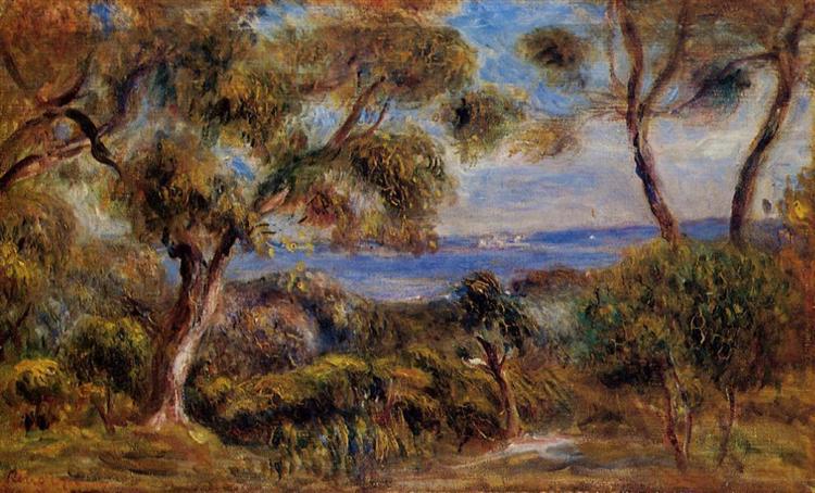 La mer à Cagnes - 1910