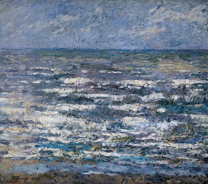 The sea in Katwijk - 1887