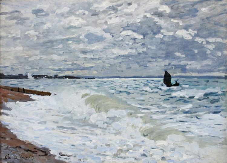 La mer à Saint -Adresste - 1868