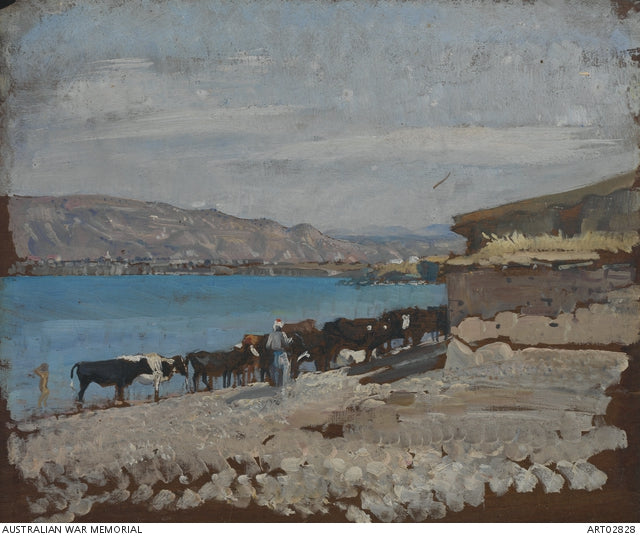 La mer Galilée - En regardant vers Semakh de Tiberias Road - 1919