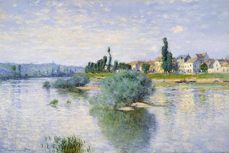 The Seine at Lavacourt - 1880