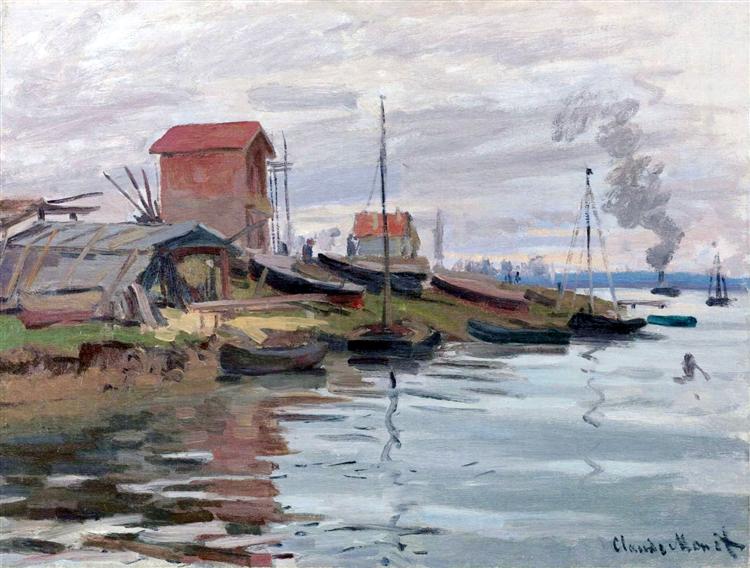 The Seine At Petit-Gennevilliers - 1872