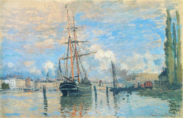 The Seine at Rouen - 1872