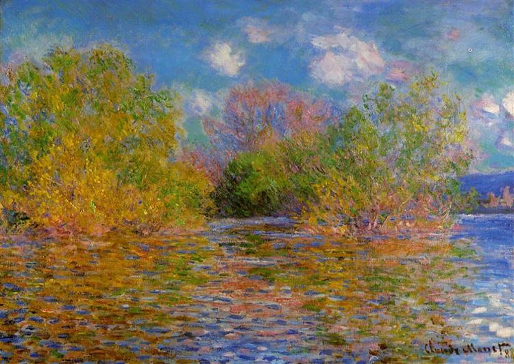 The Seine near Giverny - 1888