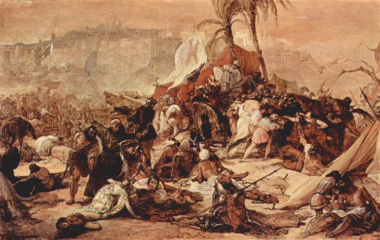 Der siebte Kreuzzug gegen Jerusalem - 1850