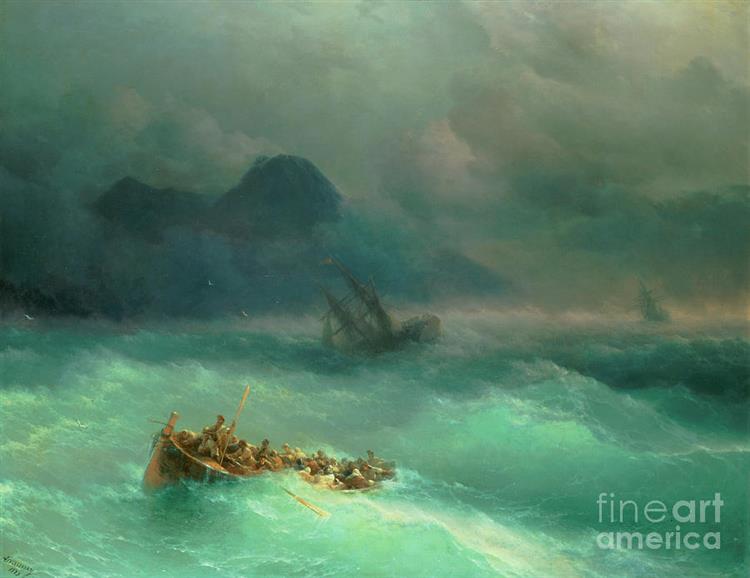 The shipwreck - 1880