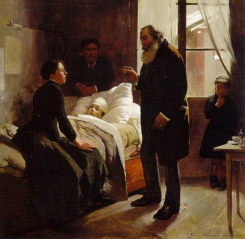 A criança doente - 1886