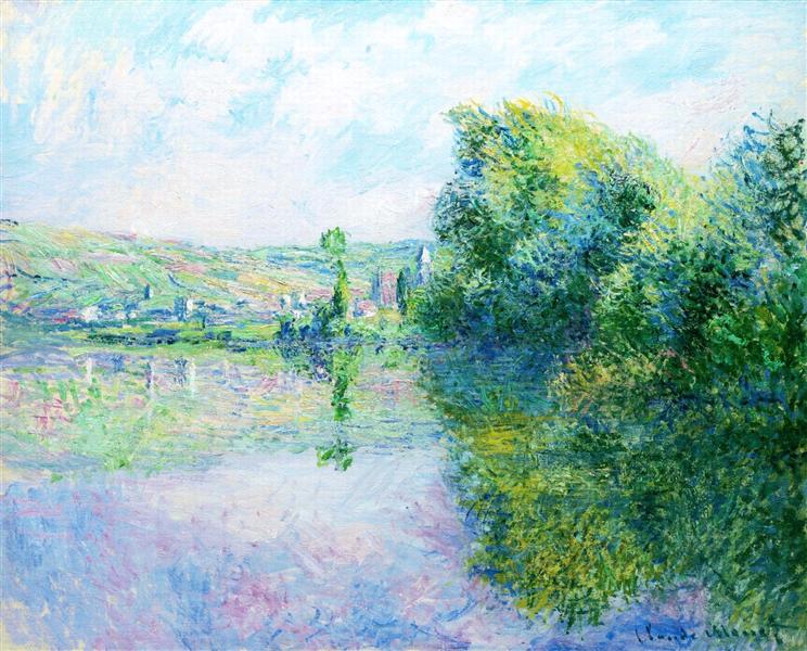 The Sienne in Vetheuil - 1880