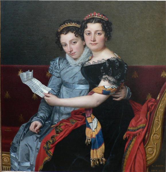 As Irmãs Zenaide e Charlotte-Bonaparte - 1821