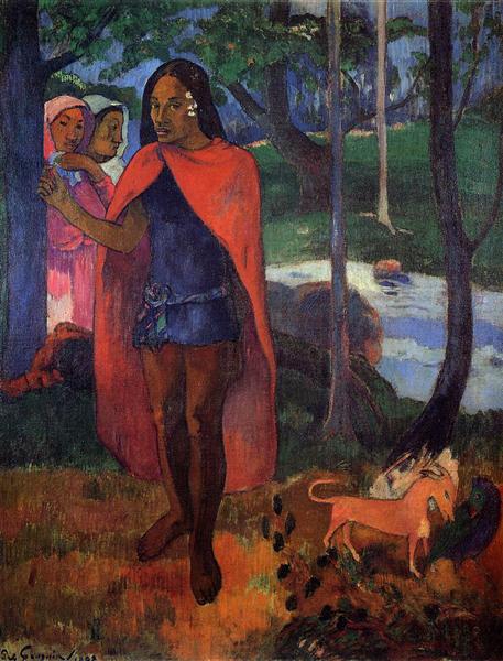 The Sorcerer of Hiva Oa (The Marquesan Man in the Red Cloak) - 1902