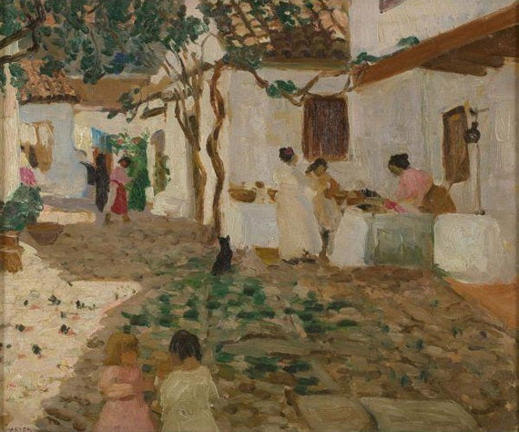 THE SPANISH PATIO - 1907