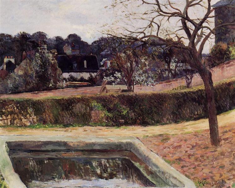 The square pond - 1884