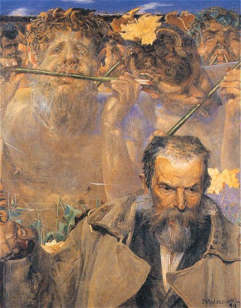 Historien om en sang (Portrait of Adam Asnyk) - 1899