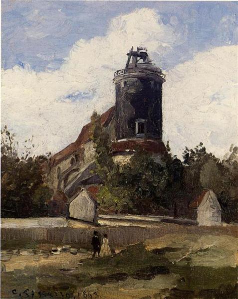 Der Troperagrafo Tower in Montmartre - 1863