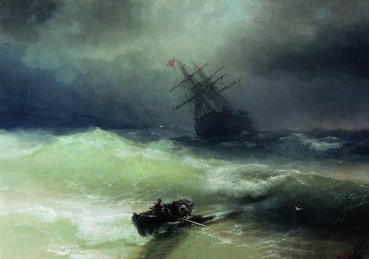 La tempête - 1886