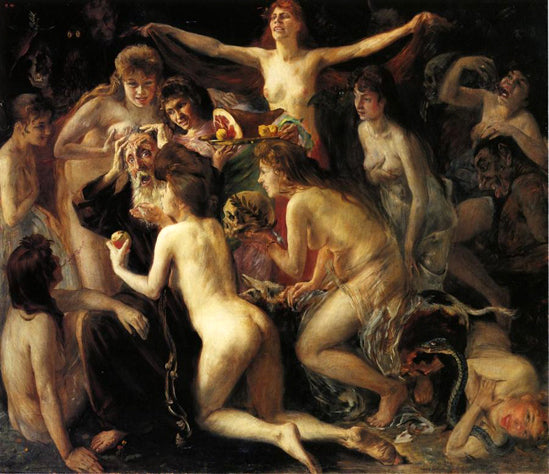 The temptation of San Antonio - 1897