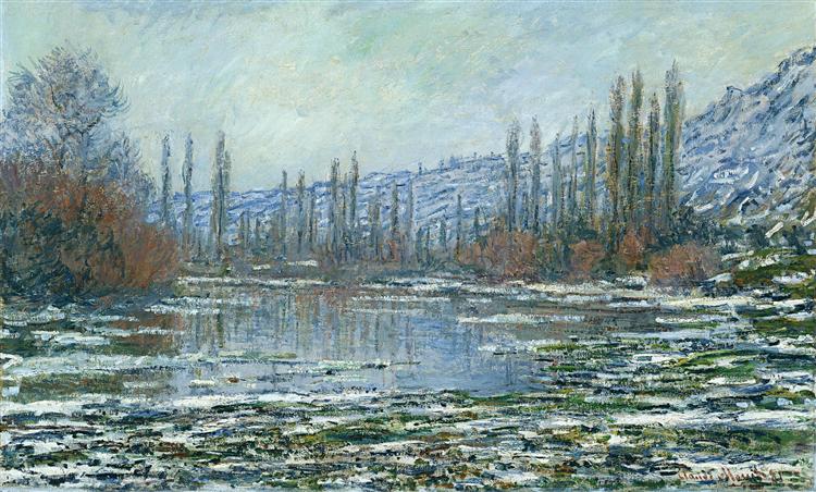 The Thaw at Vetheuil - 1881