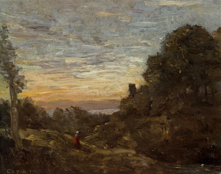 Der Torre in den Bäumen - 1865