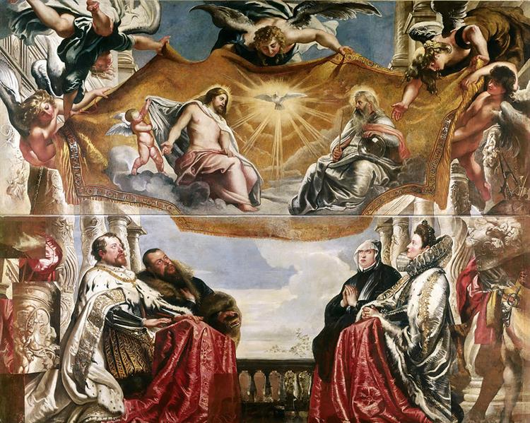 The trinity adored by the Duke of Mantua and his family - 1606