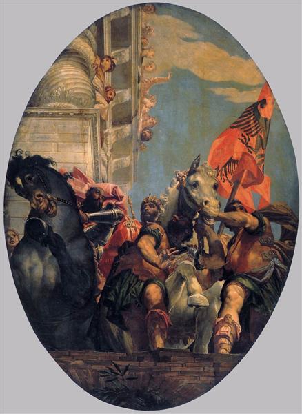 The triumph of Mordecao - 1556