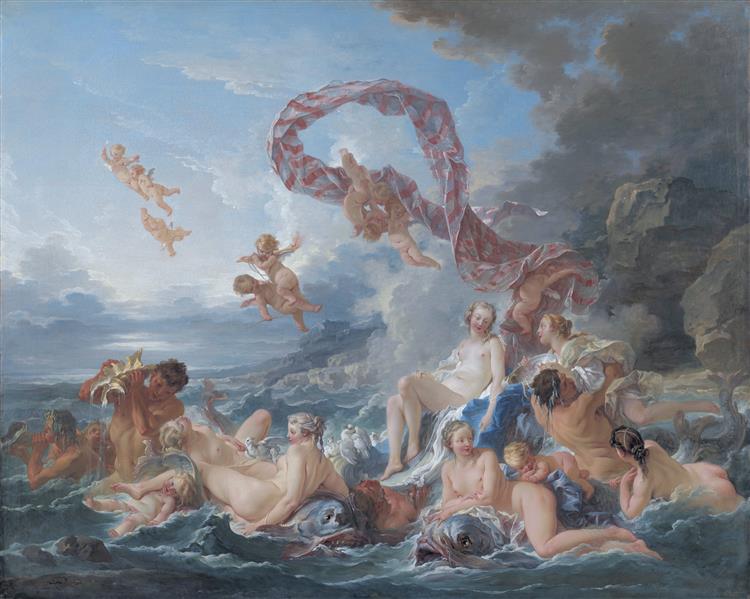 The birth and triumph of Venus - 1740