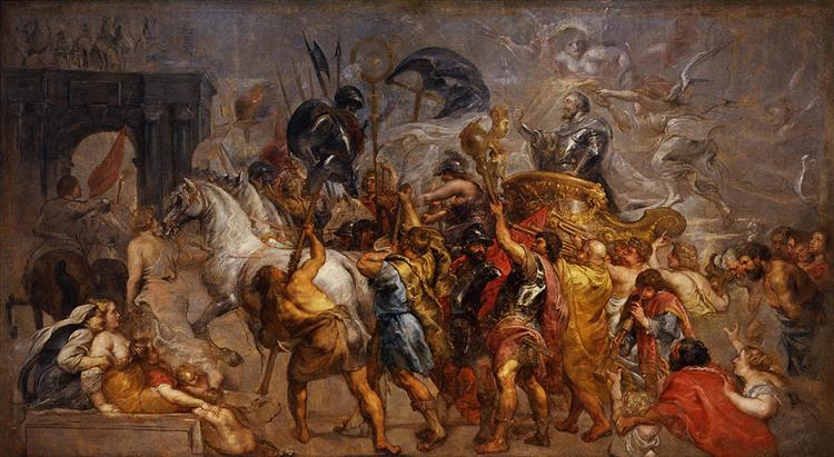 Henry IV Triumphal Entry i Paris - 1630