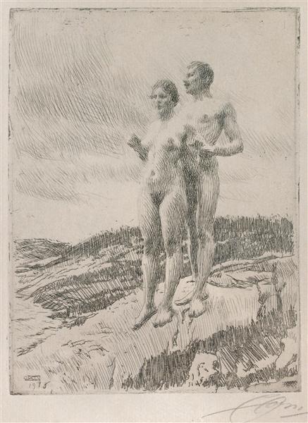 De två - 1916