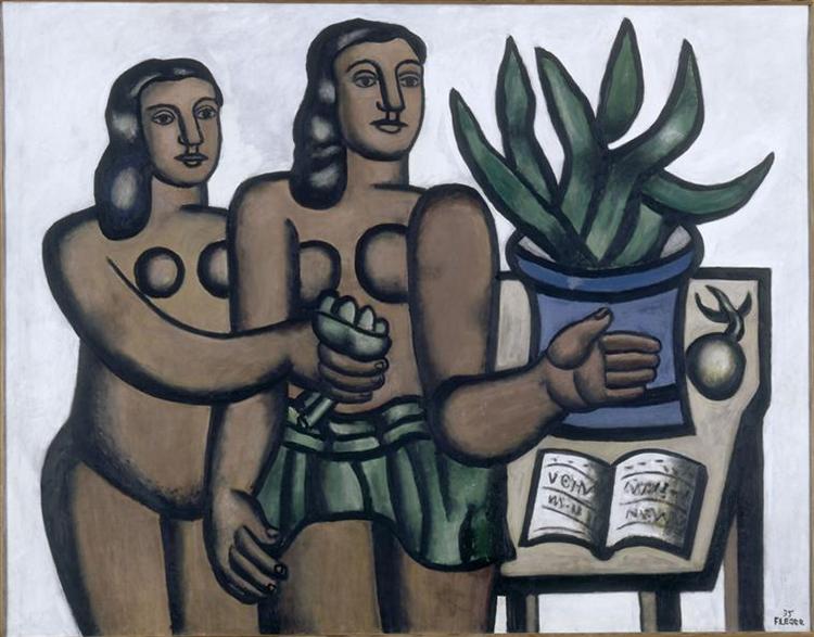 Las Dos Mujeres Del Jarrón Azul - 1935