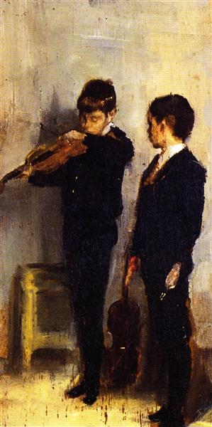 La leçon de violon - 1889