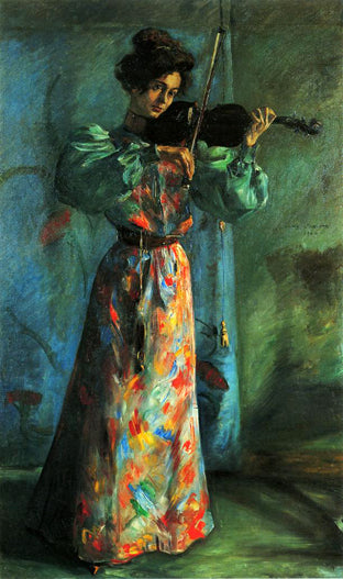 THE VIOLINIST - 1900