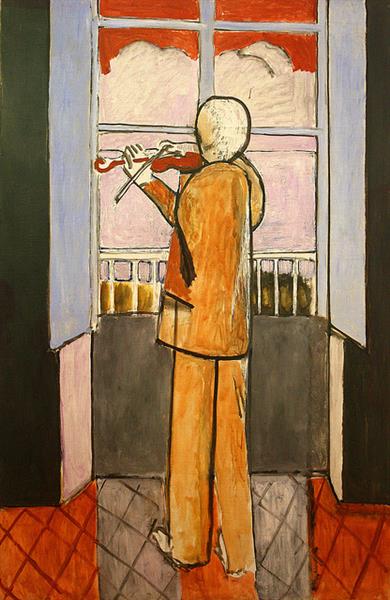 El violinista en la ventana 1918