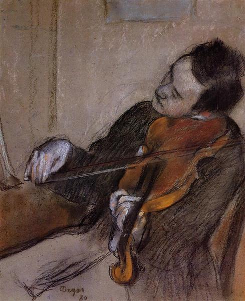 The Violist - 1880