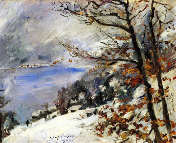 The Walchansee in winter - 1923