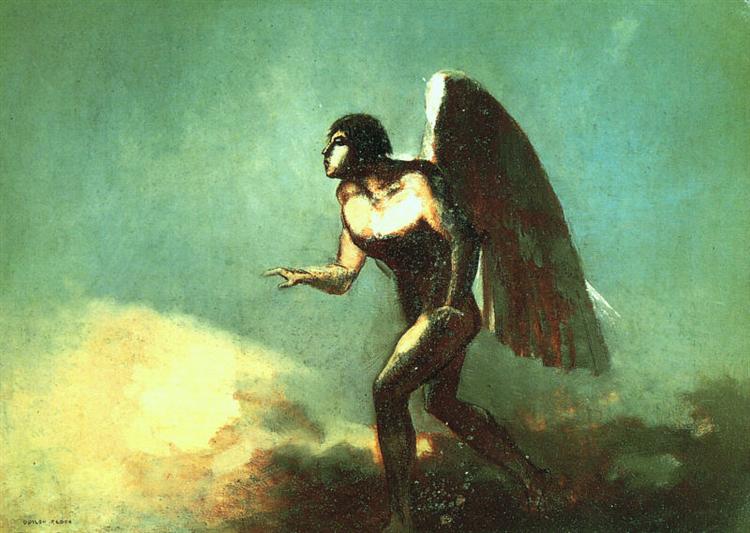 El Hombre Alado (El Ángel Caído) - 1880