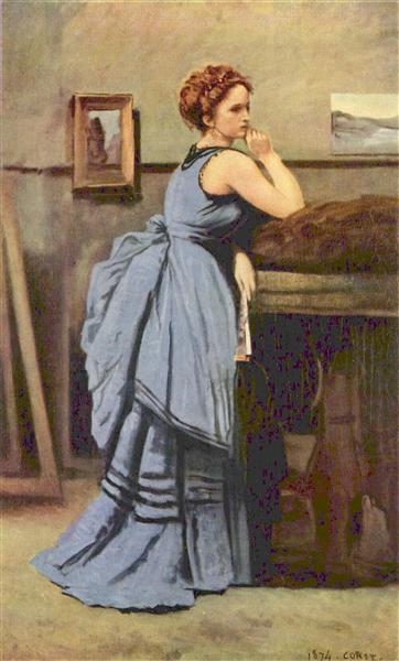 De vrouw in Azul - 1874