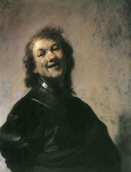 El Joven Rembrandt Como Demócrito El Filósofo Risueño - 1629