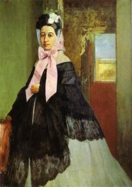 Therese De Gas - Hermana Del Artista - Más Tarde Madame Edmond Morbilli - 1863