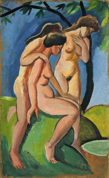 Three nudes - 1913