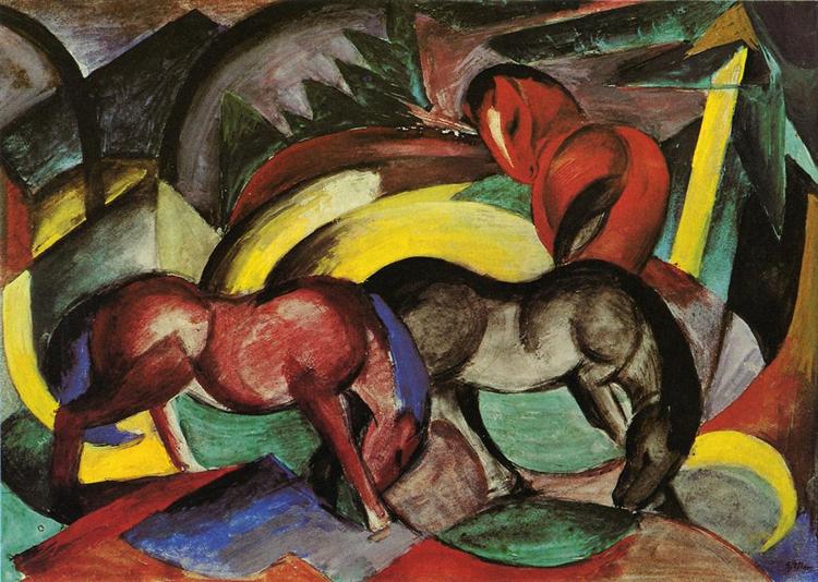 Three Horses - 1912