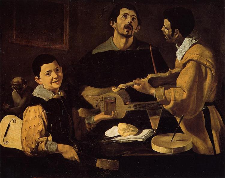 Tre musicisti - 1618